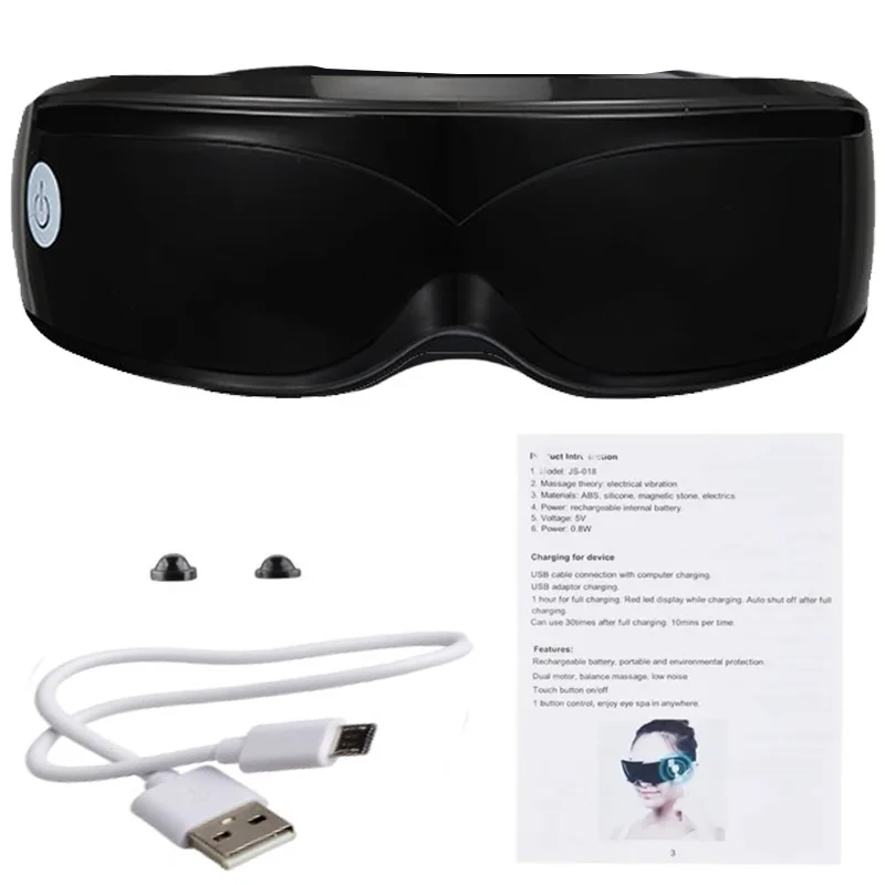 Masajeador Ocular Inteligente con Terapia Magnética y 9 Modos de Vibración para Aliviar la Fatiga Visual